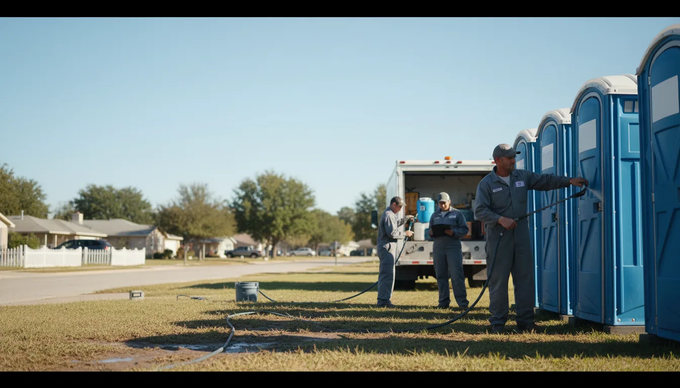Long-Term Portable Toilet Rental in West, MS near me